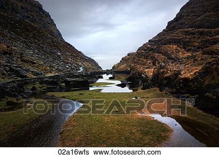 Gap of Dunloe in County Kerry, Eire View Large Photo Image Stock Photograph - Gap of Dunloe in County Kerry, Eire. Fotosearch
