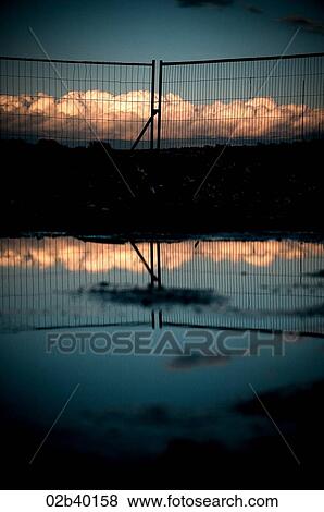 Gates leading to beach View Large Photo Image Stock Photo - Gates leading to beach. Fotosearch