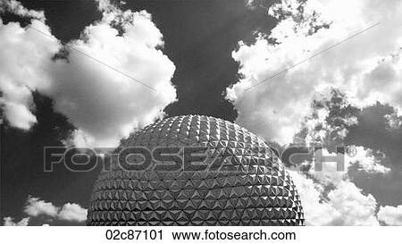 Geometric dome against clouded sky. View Large Photo Image Stock Image - Geometric dome against clouded sky.. Fotosearch