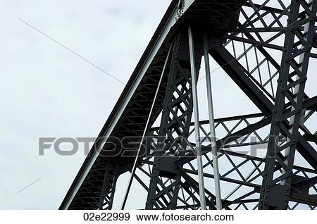 Stock Photo - Girder and framing structure on bridge.. Fotosearch