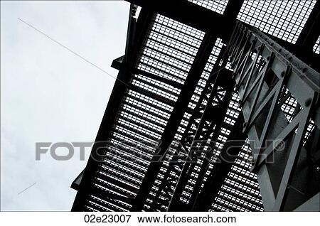 Girder and framing structure on underside of metal bridge. View Large Photo Image Stock Photo - Girder and framing structure on underside of metal bridge.. Fotosearch