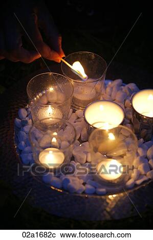 Glowing candles View Large Photo Image Stock Image - Glowing candles. Fotosearch