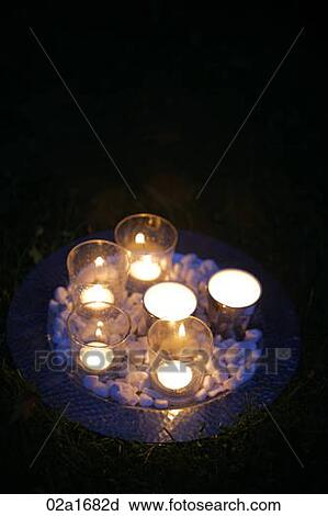 Glowing candles View Large Photo Image Stock Image - Glowing candles. Fotosearch
