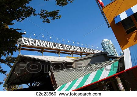 Stock Image - Granville Island, Vancouver Canada.. Fotosearch