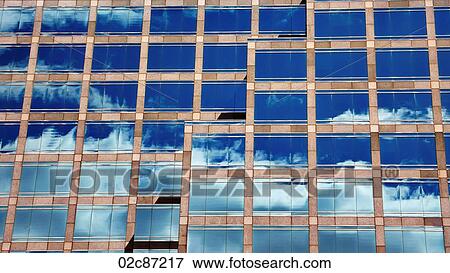 Grid work of downtown office tower. View Large Photo Image Stock Photo - Grid work of downtown office tower.. Fotosearch
