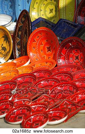 Hand-made colourful ceramic bowls View Large Photo Image Stock Photo - Hand-made colourful ceramic bowls. Fotosearch