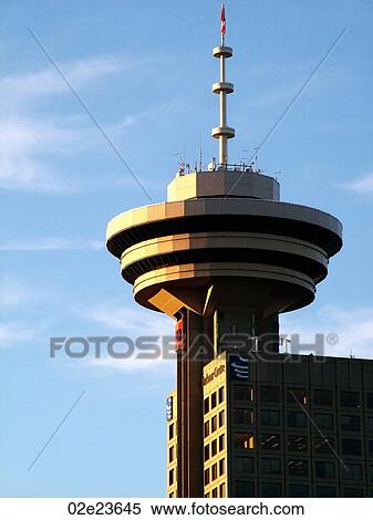 Stock Photography - Harbour Centre in Vancouver Canada.. Fotosearch