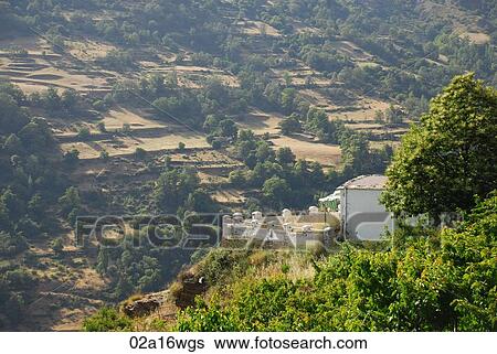 Hilltop residence in Alpujarras, Capileira, Granada, Andalusia, Spain, View Large Photo Image Stock Photograph - Hilltop residence in Alpujarras, Capileira, Granada, Andalusia, Spain, . Fotosearch