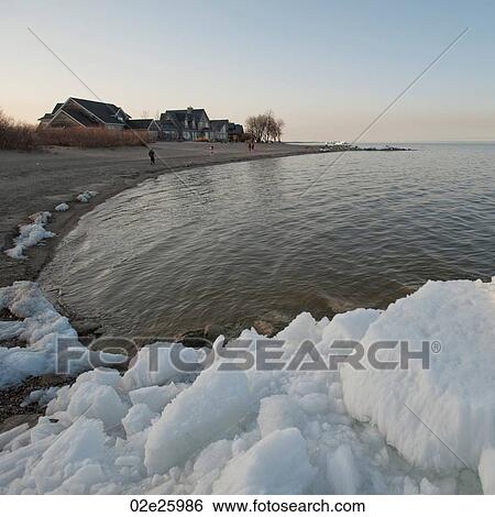 Ice formation on Lake Winnipeg at Gimli, Manitoba, Canada View Large Photo Image Stock Photograph - Ice formation on Lake Winnipeg at Gimli, Manitoba, Canada. Fotosearch