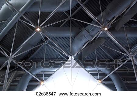 Stock Photo - Industrial metal architectural structure.. Fotosearch