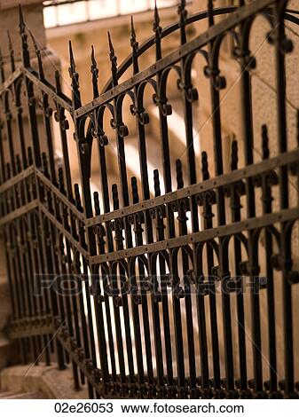 Stock Image - Iron railing in Dubrovnik. Fotosearch