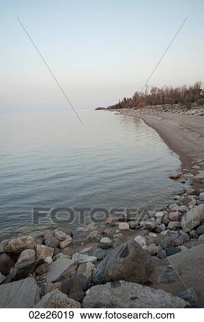 Lake Winnipeg Shoreline at Gimli, Manitoba, Canada View Large Photo Image Stock Photo - Lake Winnipeg Shoreline at Gimli, Manitoba, Canada. Fotosearch