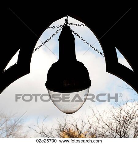 Stock Image - Lantern in Boston, Massachusetts, USA. Fotosearch