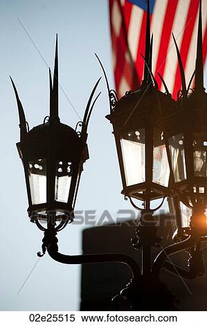 Stock Photography - Lanterns in Boston, Massachusetts, USA. Fotosearch
