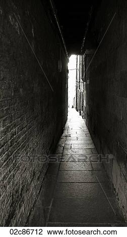 Long narrow passage way. View Large Photo Image Stock Image - Long narrow passage way.. Fotosearch