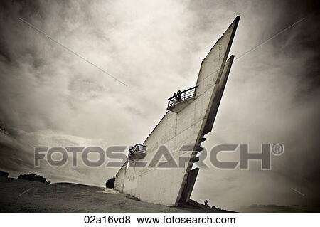 Stock Photo - Lookout post on hilltop. Fotosearch