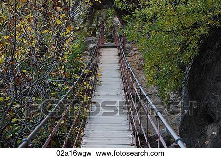 Stock Photo - Los Cahorros footbridge, Granada, Andalusia, Spain. Fotosearch