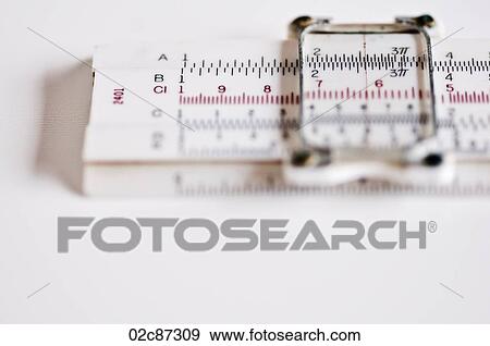 Measuring Slide Ruler on white background. View Large Photo Image Stock Photo - Measuring Slide Ruler on white background.. Fotosearch