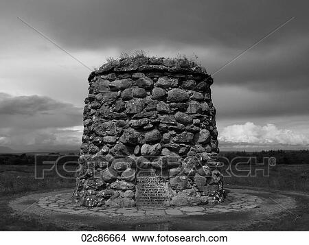 Memorial Cairn at Cullodon, Scottish Highlands, Scotland UK. View Large Photo Image Picture - Memorial Cairn at Cullodon, Scottish Highlands, Scotland UK.. Fotosearch