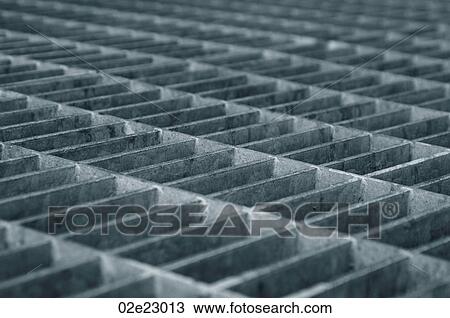Stock Image - Metal grate.. Fotosearch
