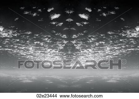 Mirrored cloud formation. View Large Photo Image Picture - Mirrored cloud formation.. Fotosearch