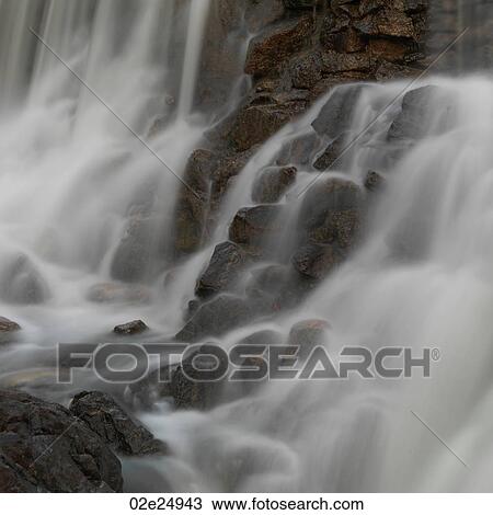 Stock Image - Mountain Pine Ridge Reserve, Waterfall. Fotosearch