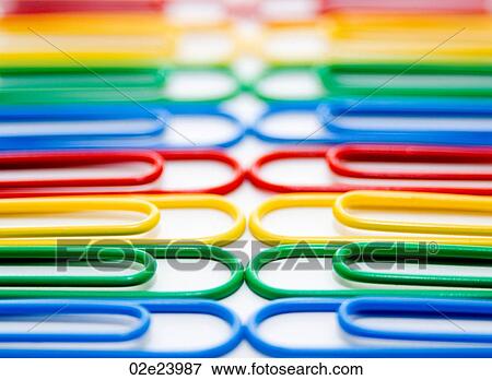Multi-colored collection of paper clips. View Large Photo Image Stock Photo - Multi-colored collection of paper clips.. Fotosearch