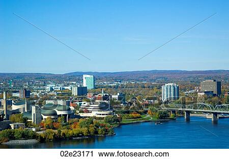 Stock Image - Museum of Civilization, Gatineau Quebec, Canada.. Fotosearch