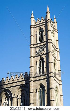 Notre Dame Basilica, Montreal Canada View Large Photo Image Stock Image - Notre Dame Basilica, Montreal Canada. Fotosearch