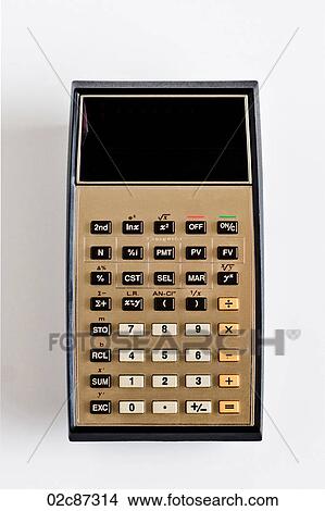 Old vintage retro calculator. View Large Photo Image Picture - Old vintage retro calculator.. Fotosearch