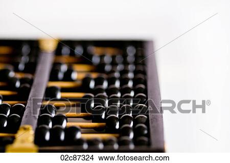 Old vintage wooden abacus on white background. View Large Photo Image Picture - Old vintage wooden abacus on white background.. Fotosearch