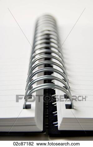 Opened blank coiled note pads. View Large Photo Image Stock Image - Opened blank coiled note pads.. Fotosearch