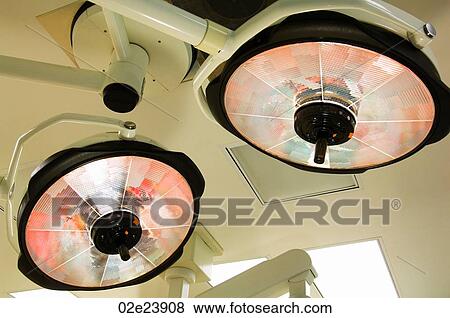 Operating room examination lights. View Large Photo Image Stock Photo - Operating room examination lights.. Fotosearch