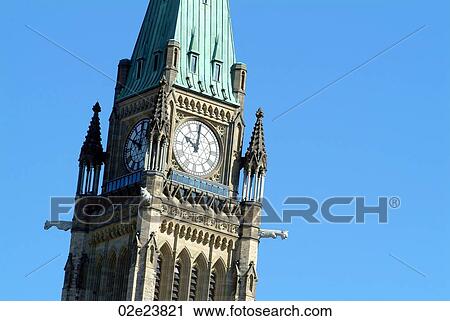 Ottawa's Peace Tower, Canada. View Large Photo Image Stock Image - Ottawa's Peace Tower, Canada.. Fotosearch