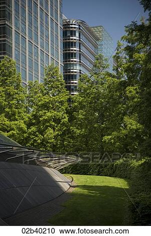 Park in Canary Wharf View Large Photo Image Stock Image - Park in Canary Wharf. Fotosearch