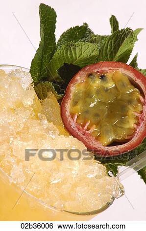 Stock Photograph - Passion Fruit Drink. Fotosearch