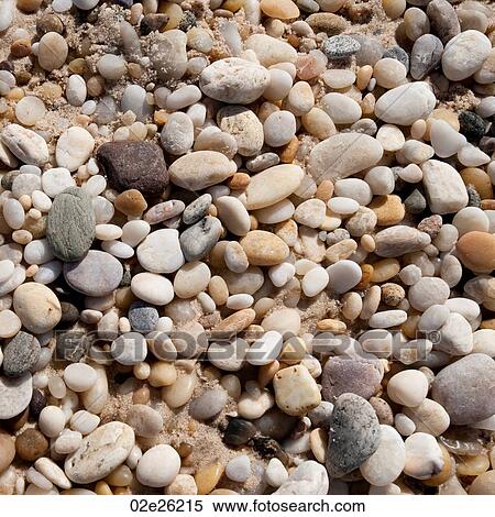Stock Photography - Pebbles on the Hampton shoreline. Fotosearch
