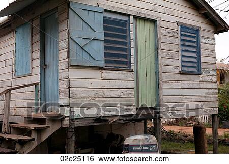 Placencia, Building View Large Photo Image Stock Photograph - Placencia, Building. Fotosearch