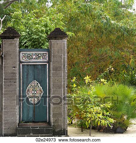 Placencia, Gate View Large Photo Image Stock Image - Placencia, Gate. Fotosearch
