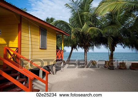 Placencia, House on Beach View Large Photo Image Picture - Placencia, House on Beach. Fotosearch