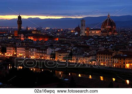 Ponte Vecchio, Florence, Italy at sunset View Large Photo Image Stock Photography - Ponte Vecchio, Florence, Italy at sunset. Fotosearch