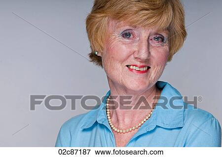 Portrait of an older senior woman. View Large Photo Image Stock Photo - Portrait of an older senior woman.. Fotosearch