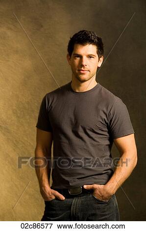 Portrait of casual young urban male. View Large Photo Image Stock Photo - Portrait of casual young urban male.. Fotosearch