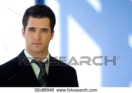 Stock Photo - Portrait of young urban businessman.. Fotosearch