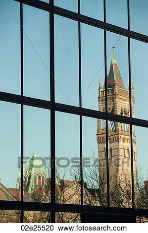 Reflection of a highrise building in Boston, Massachusetts, USA View Large Photo Image Stock Image - Reflection of a highrise building in Boston, Massachusetts, USA. Fotosearch