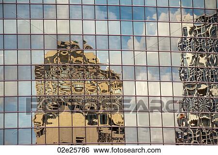 Reflection of buildings in Chicago View Large Photo Image Stock Photograph - Reflection of buildings in Chicago. Fotosearch