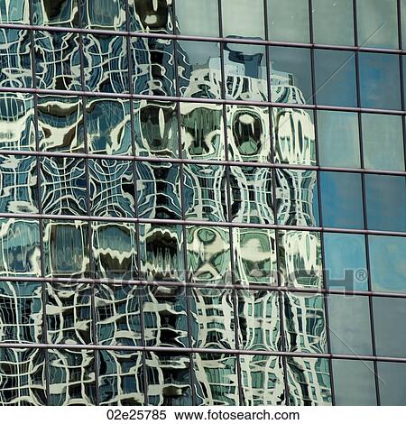 Reflection of buildings in Chicago View Large Photo Image Stock Photography - Reflection of buildings in Chicago. Fotosearch