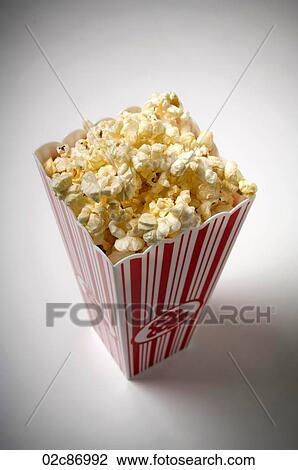 Retro container of popcorn. View Large Photo Image Stock Image - Retro container of popcorn.. Fotosearch