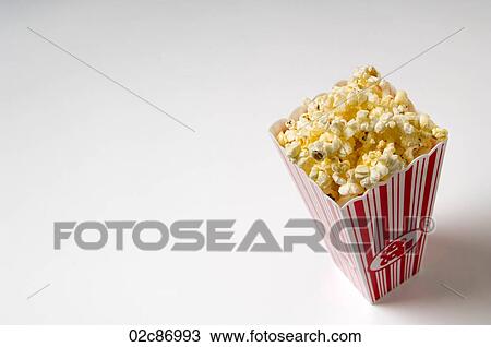 Retro container of popcorn. View Large Photo Image Stock Image - Retro container of popcorn.. Fotosearch