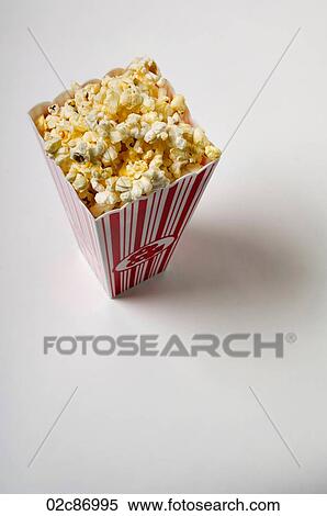 Retro container of popcorn. View Large Photo Image Stock Photography - Retro container of popcorn.. Fotosearch